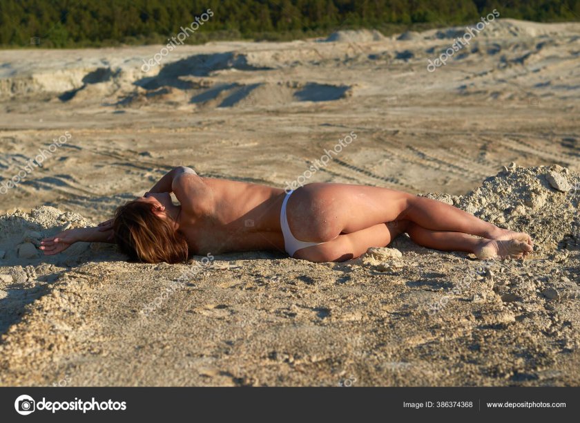 Brunette on the beach