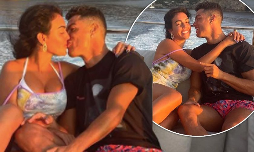Georgina Rodriguez with Ronaldo