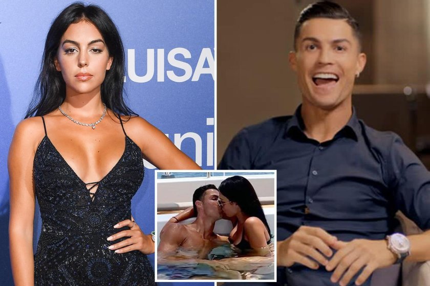 Georgina Rodriguez with Ronaldo
