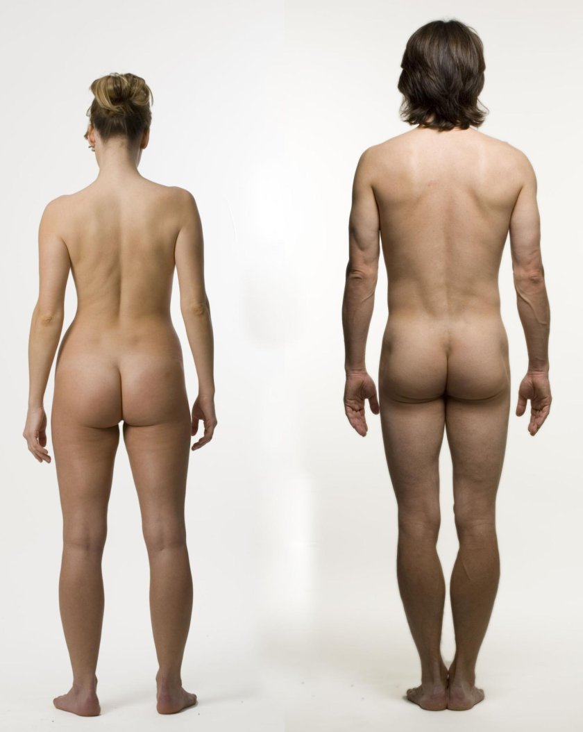Naked man and woman