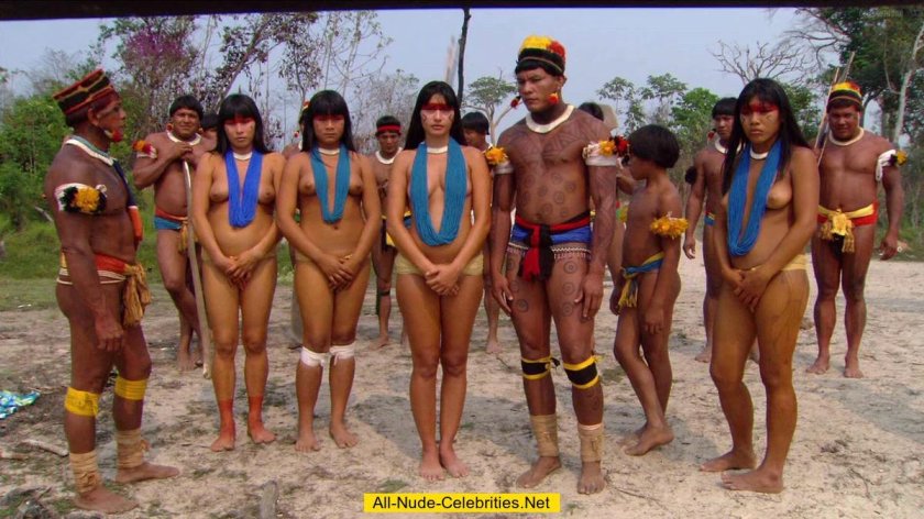 Indians from the Xingu River Brazil