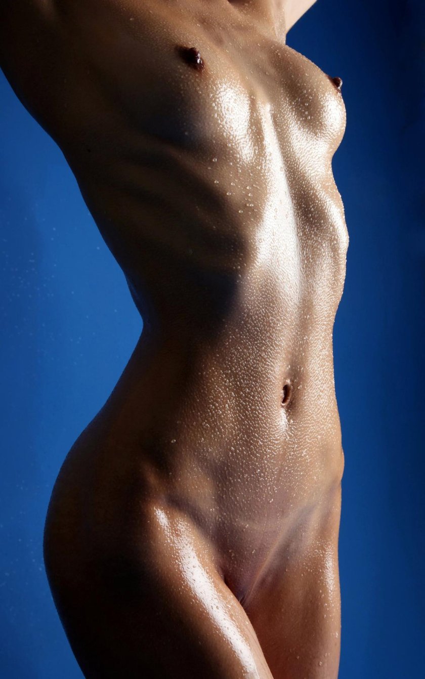 Beautiful naked female body