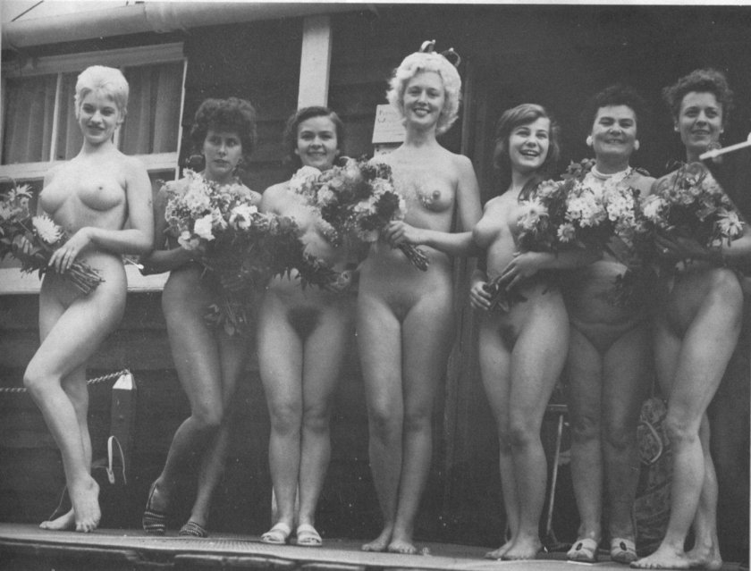 Retro Naked Beauty contests