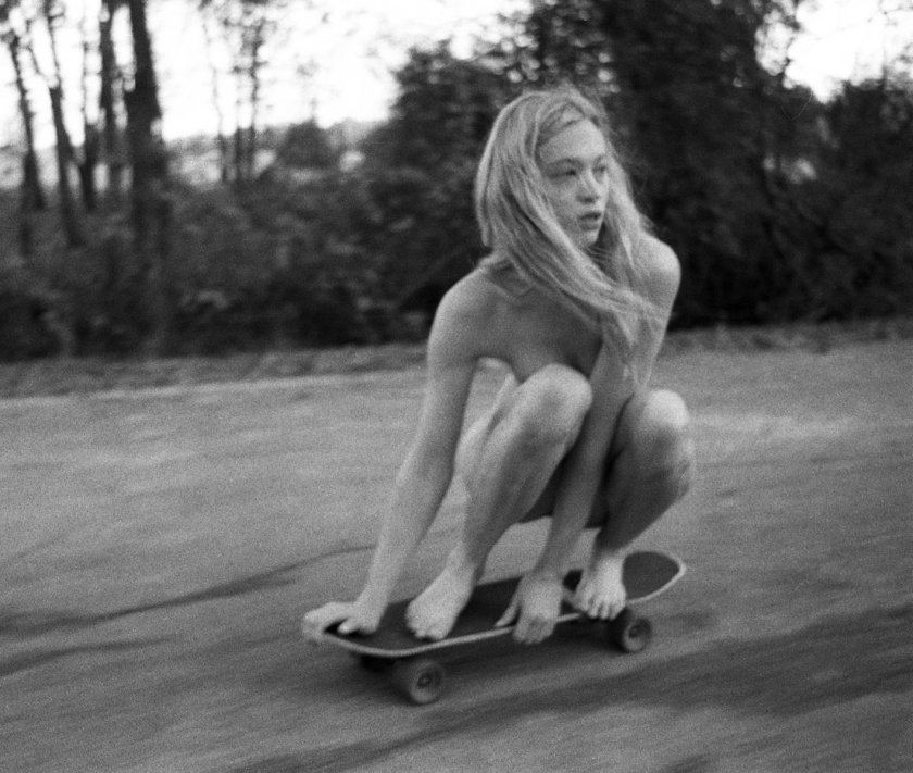 Girl on skate