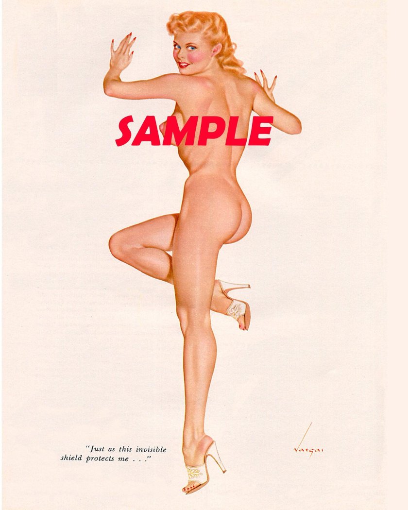 Pin-up erotic Alberto Vargas