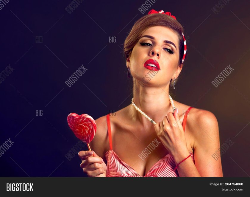 Photo session in the style of candy