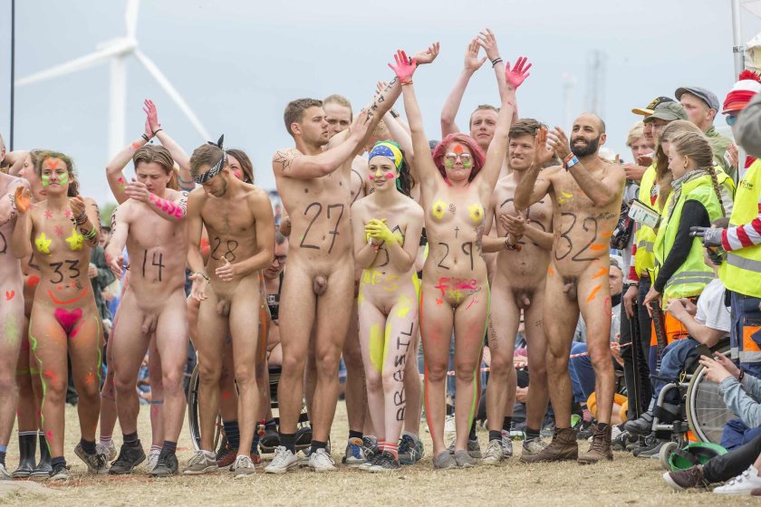 Nudist parade