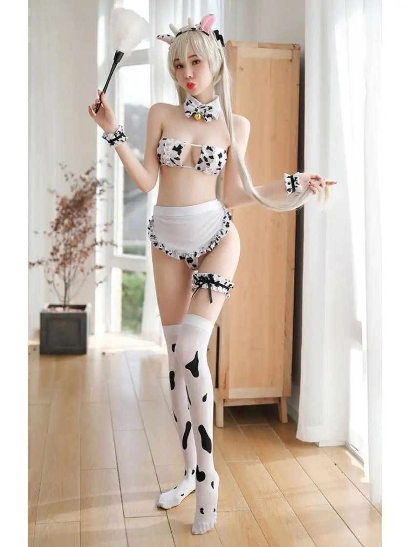Erotic role -playing costume cow