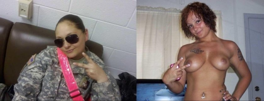 Girls in the American army