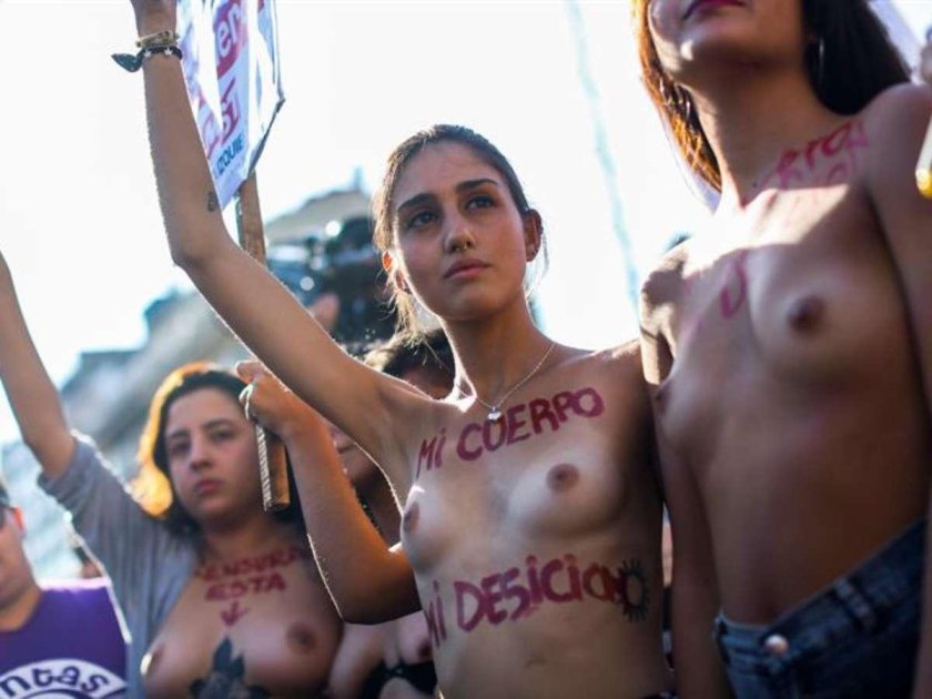 Naked protests