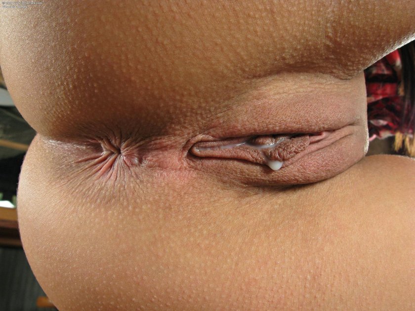 Naked butt close -up