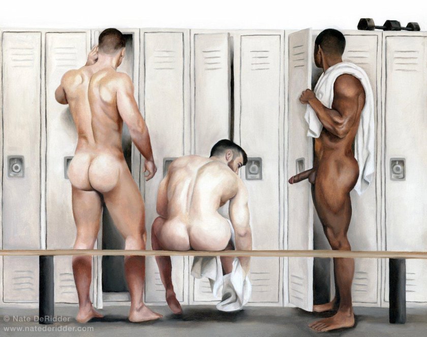 Drawings of naked men