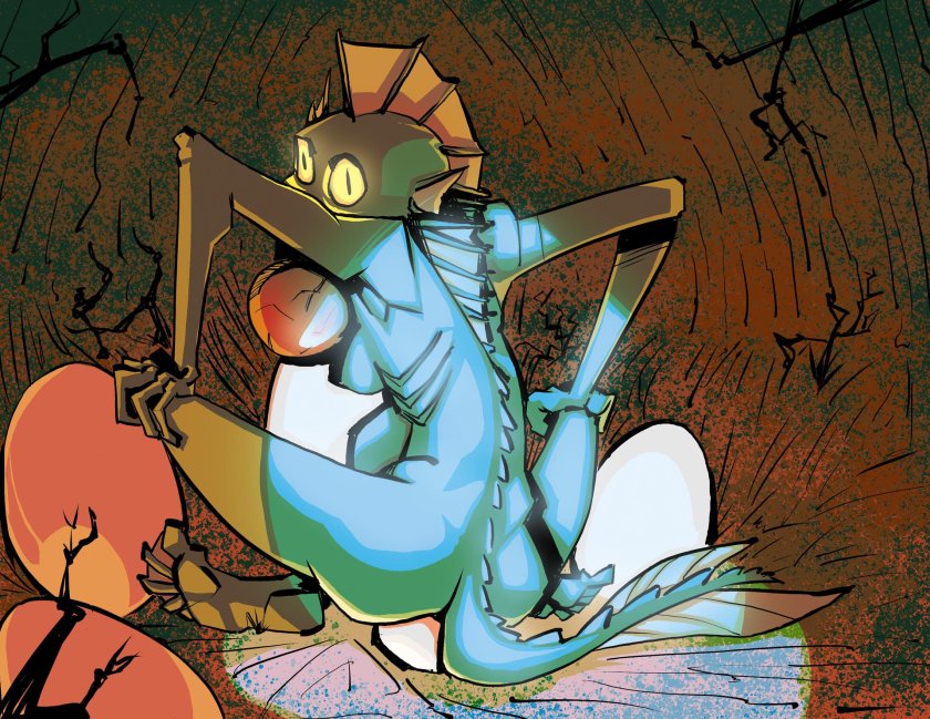 Lusty Argonian virgin