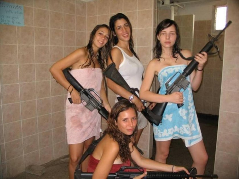 Group of girls with weapons