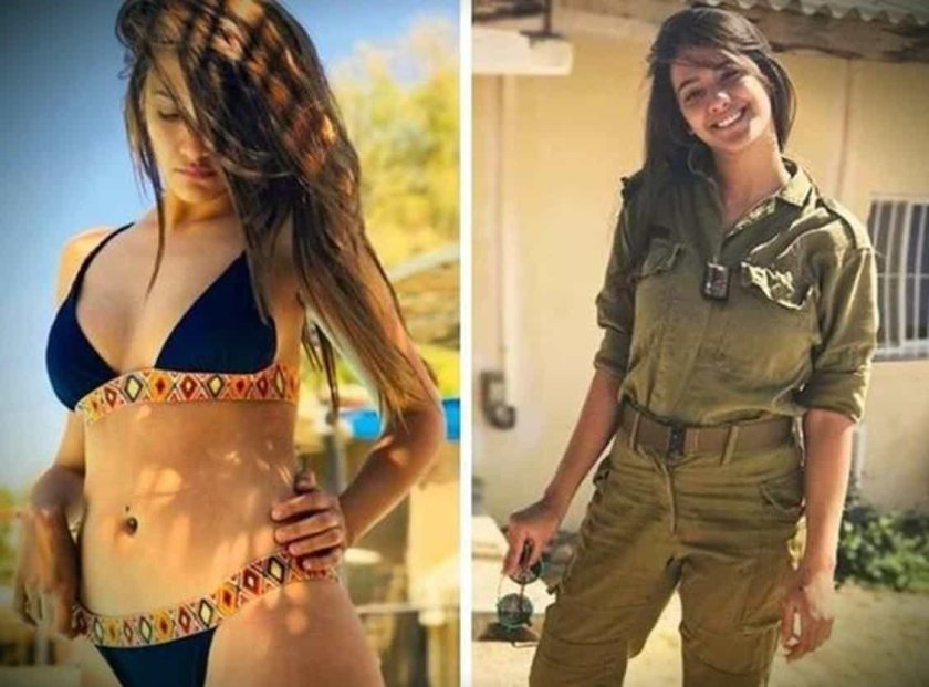 Daniella Kertes Dervke in a swimsuit