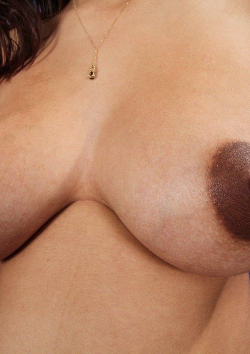 Breasts with large nipples