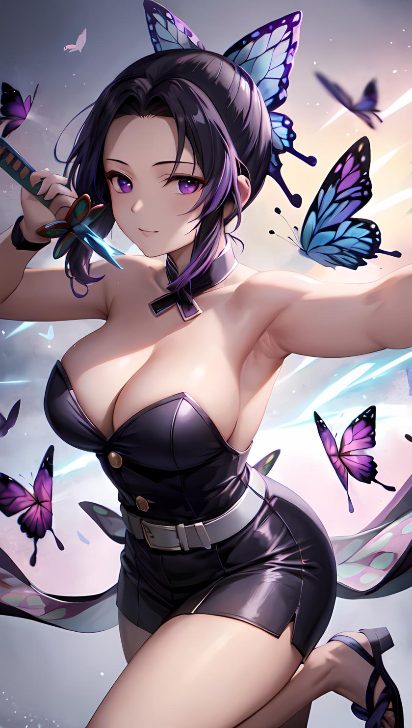 Anime girl is beautiful