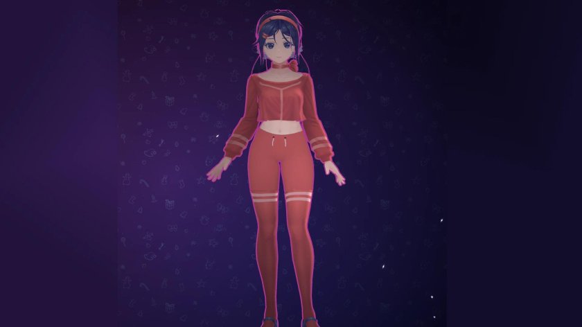 Mita from the game Miside