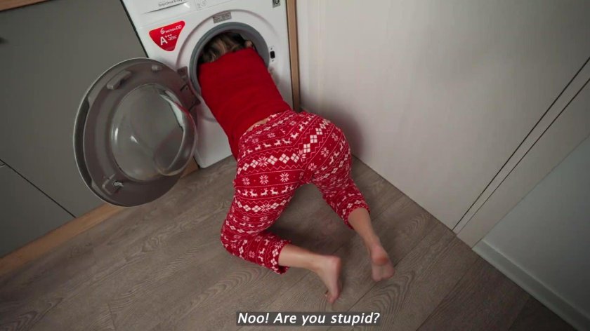 Stuck in a washing machine