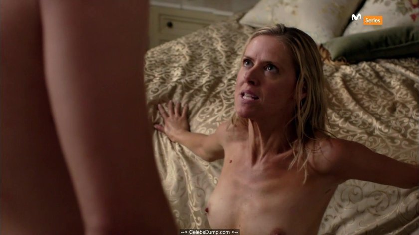 The actress is naked