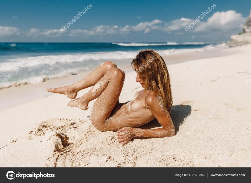 Girls sitting on the beach