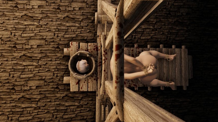 The execution of girl in d graphics