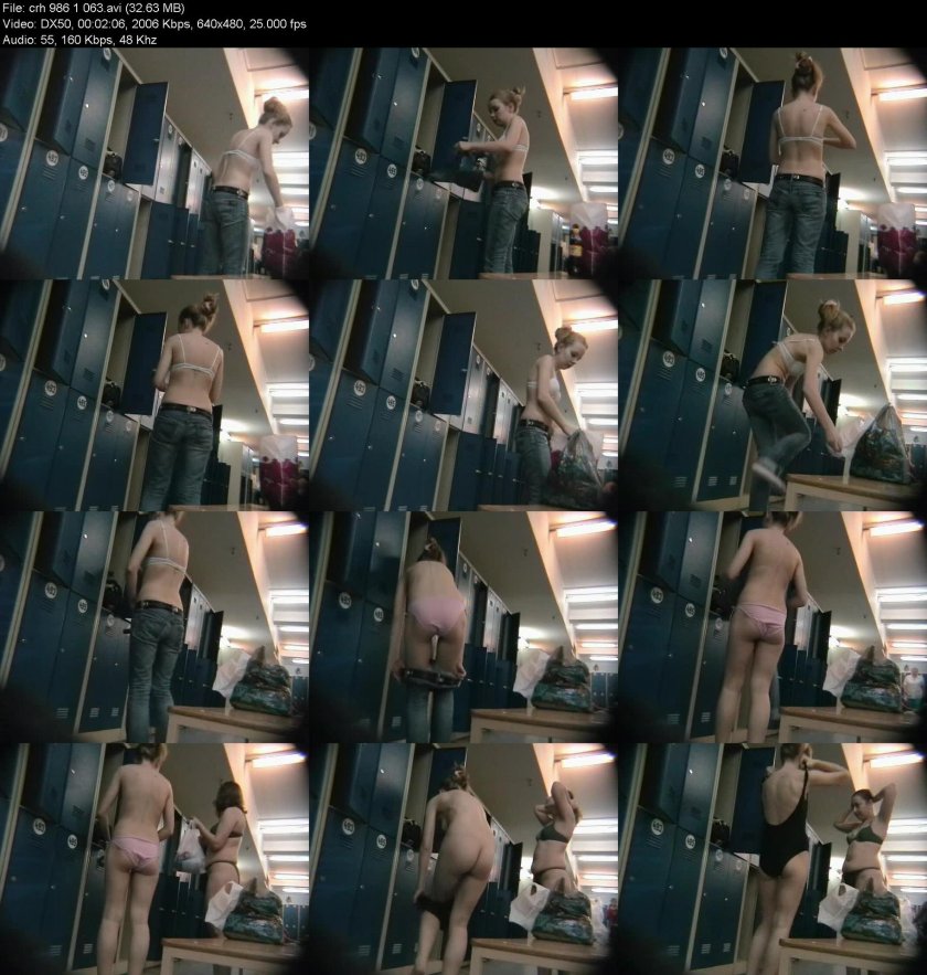 In the female locker room