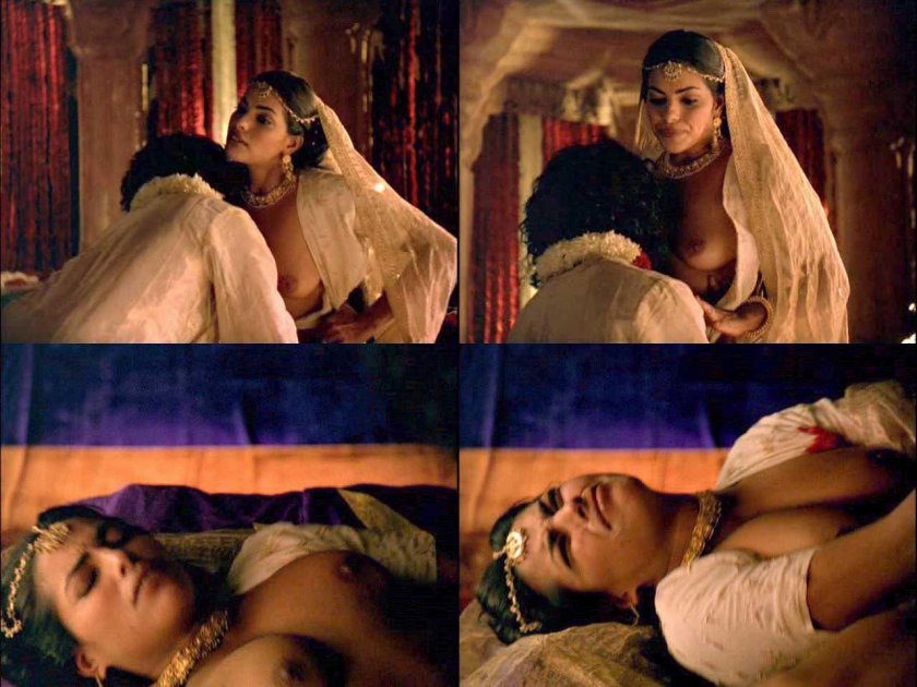 Sarita Chouudhuri with naked breasts