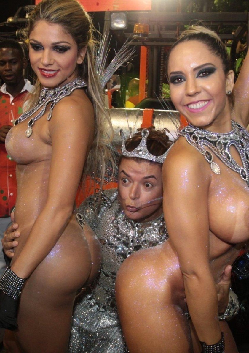 Naked Brazilians on the Carnival