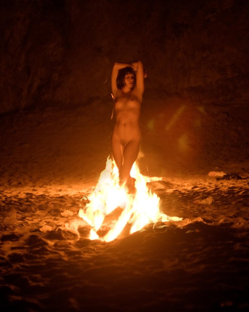 Fiery naked women