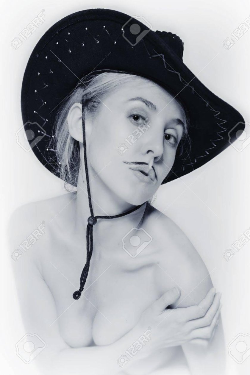 Girl in a cowboy hat