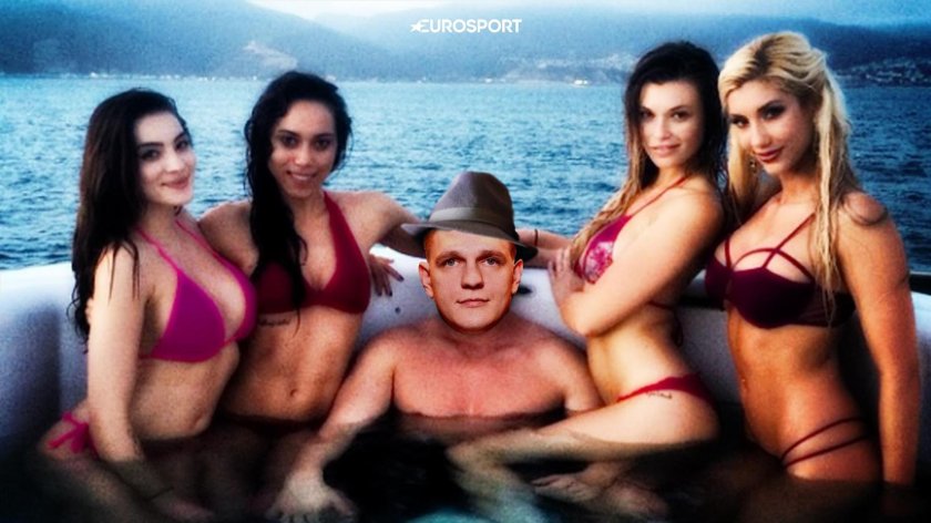 Dan Bilserian with girls