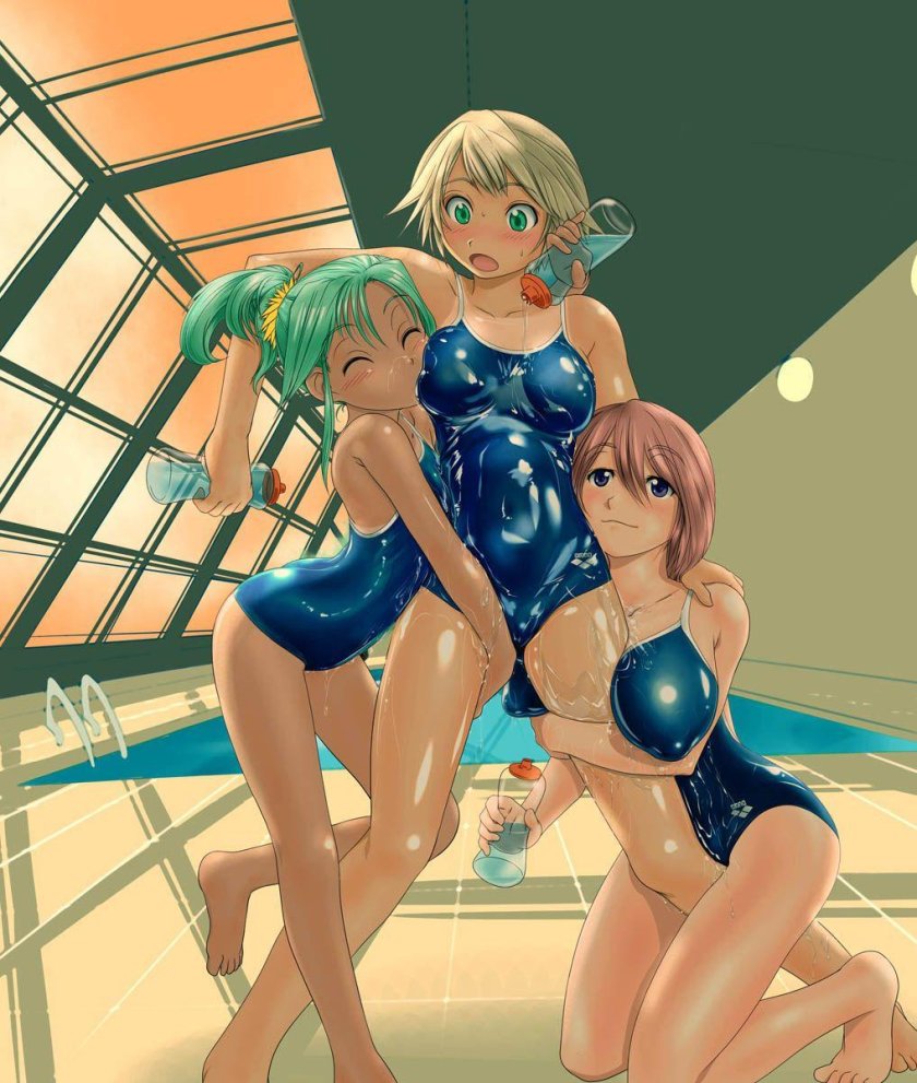 Hentai girls in swimsuits