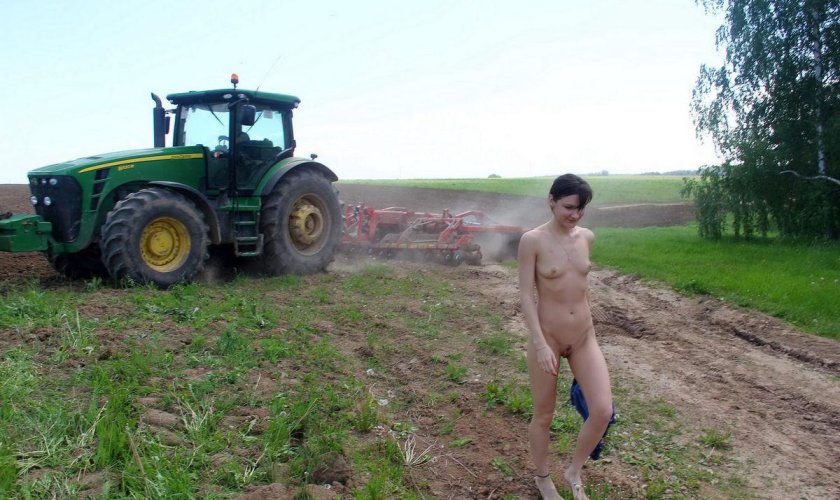 Naked women tractor drivers