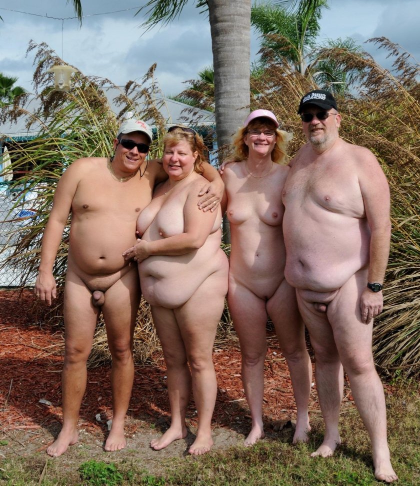 Naked fat nudists