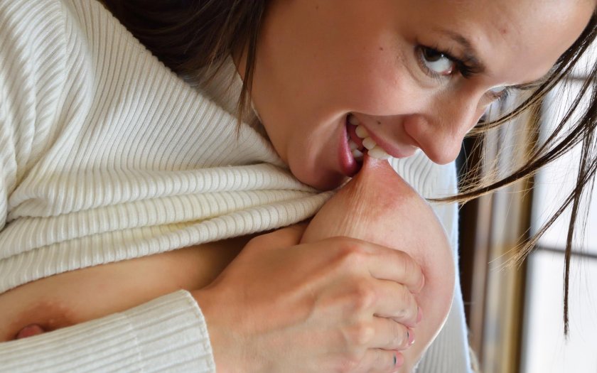 Licking nipples porn