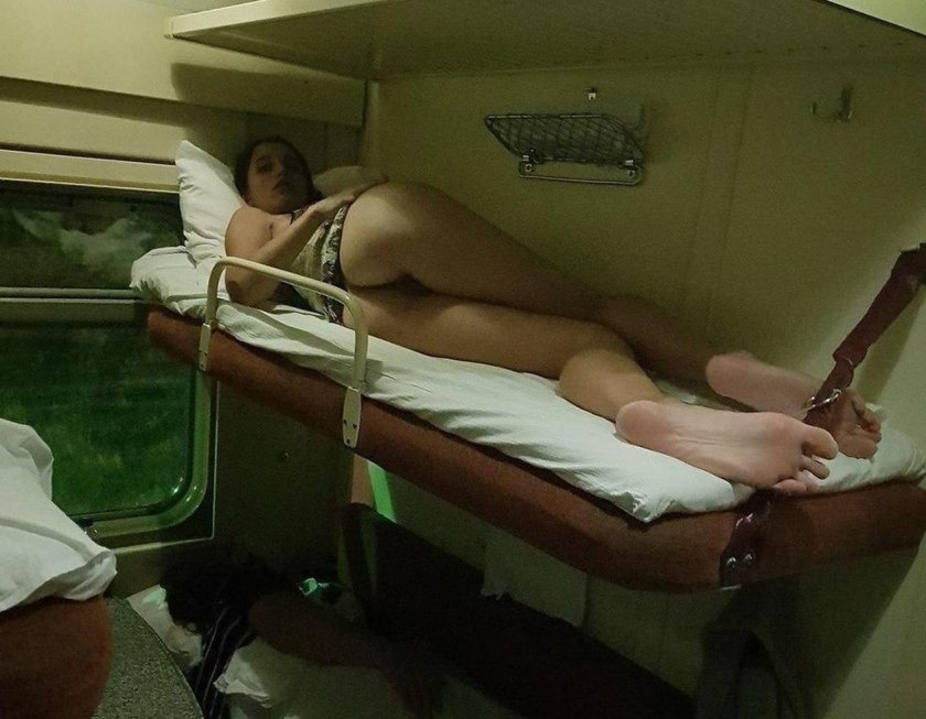 In a reserved seat car