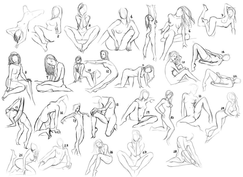 Cool poses for drawing