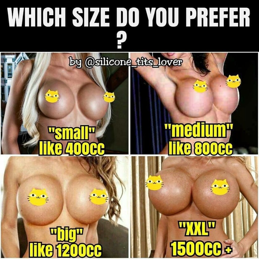 Big silicone boobs