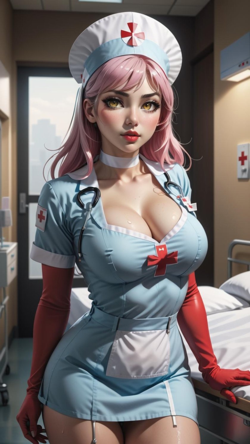 The nurse is sexy