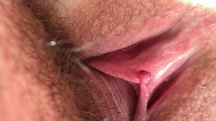 Clital orgasm close -up