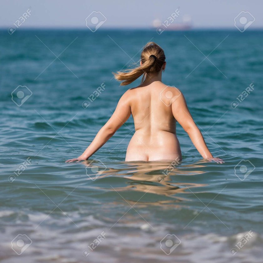 Girl in the sea
