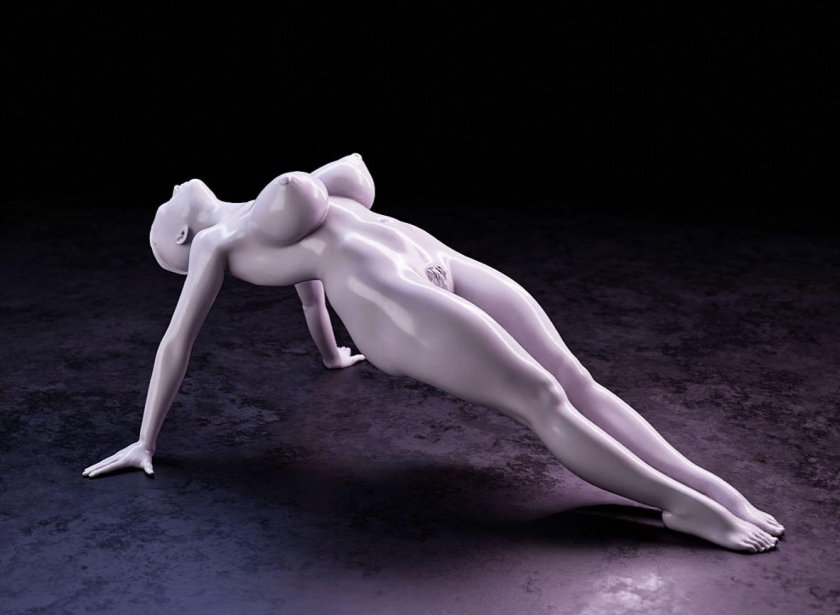 Figures of naked women
