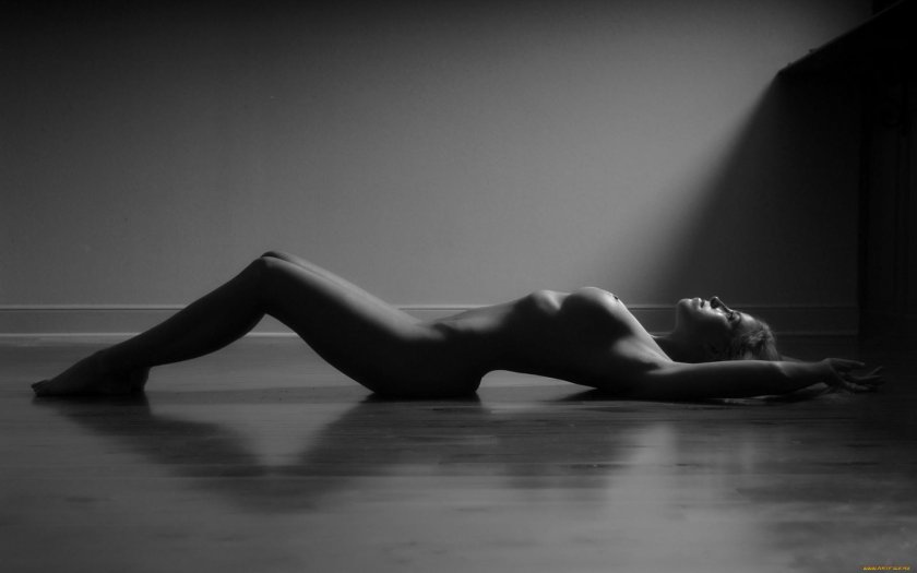 Beautiful naked female body