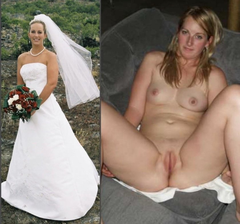 Dressed undressed bride Private anal