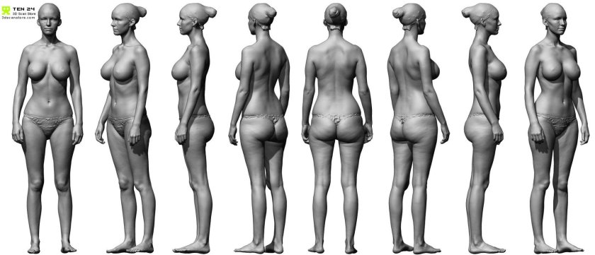 Female figure reference