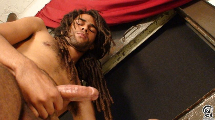 Porn actor Negro with dreadlocks