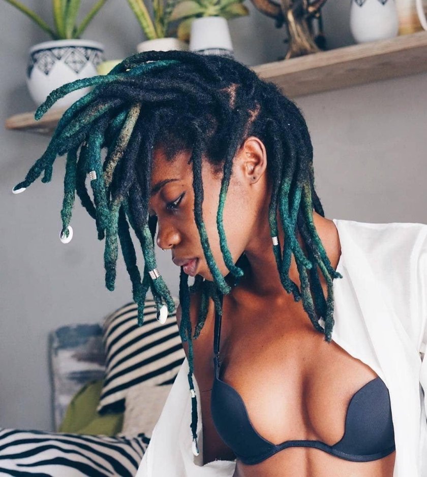 Dreadlocks on a girl