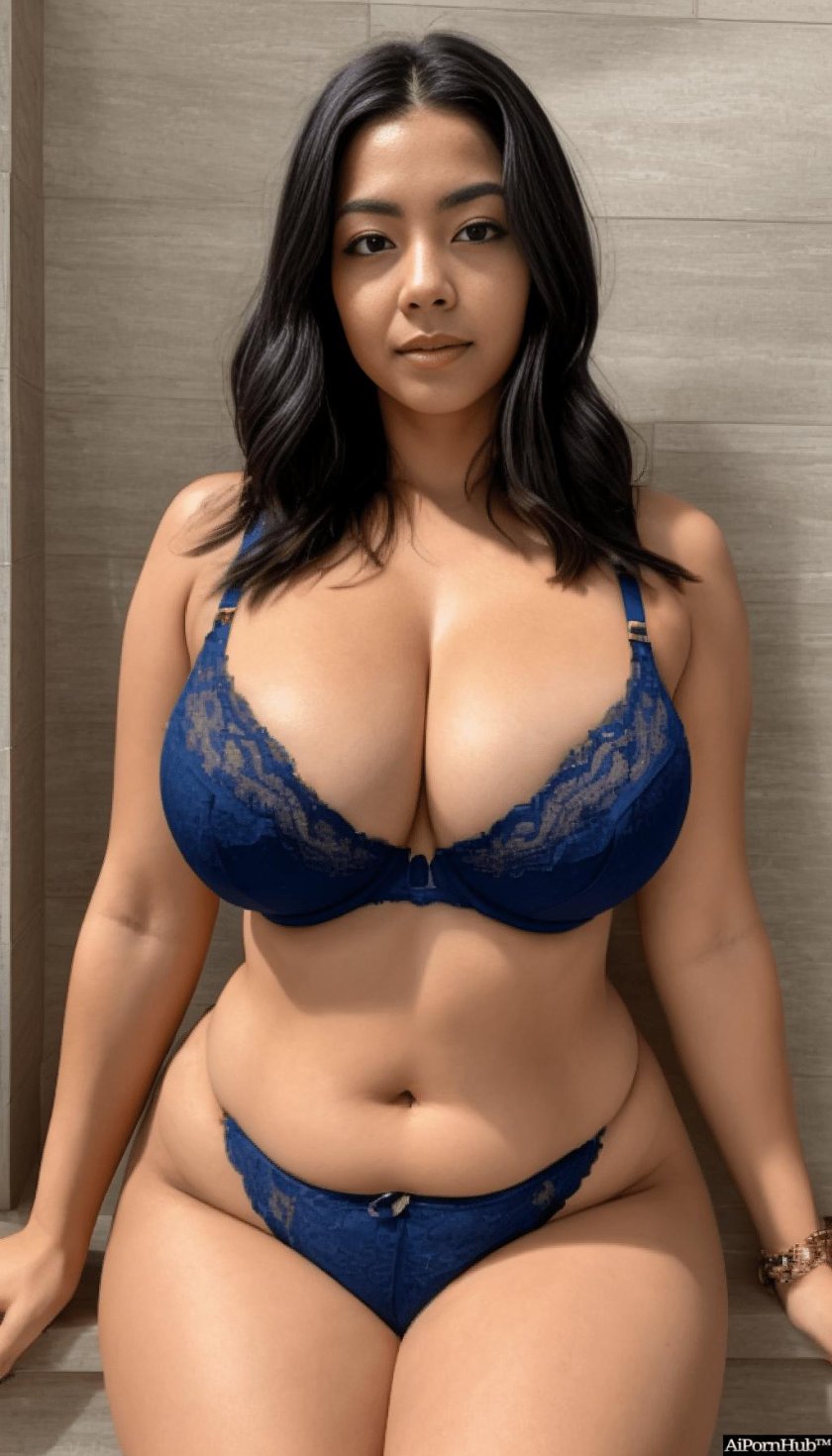 Big black boobs in bra