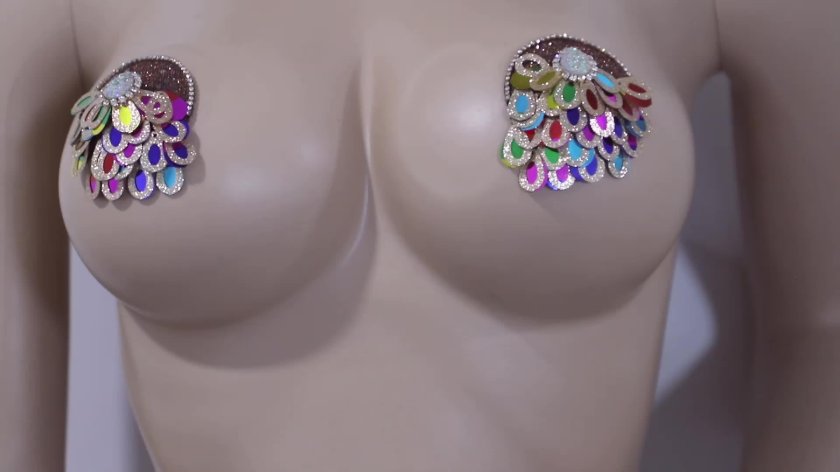 Bracks with rhinestones